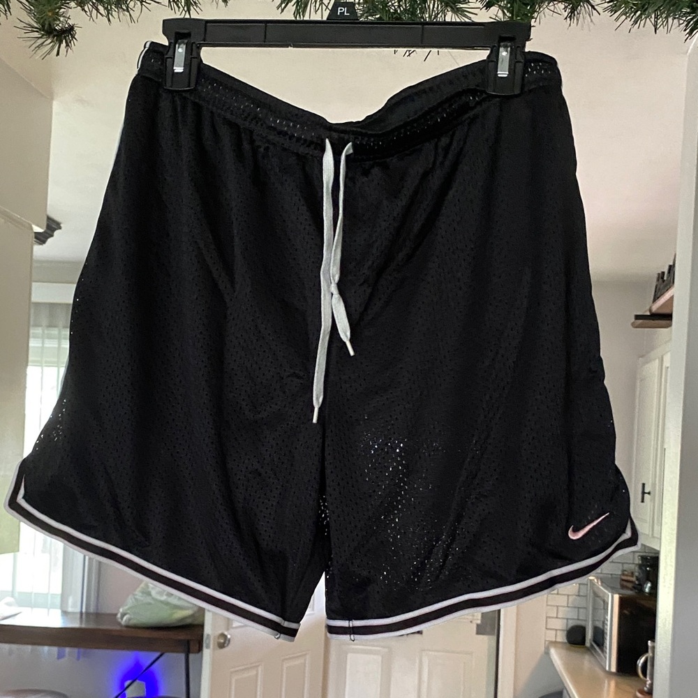 Nike Men's Black Mesh Athletic Shorts